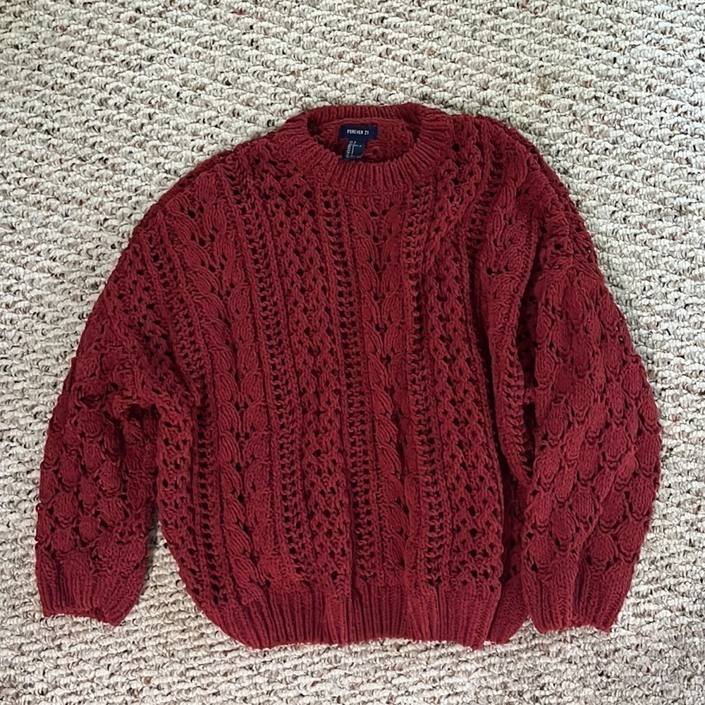 Pink Knit Sweater - Picture 2 of 4